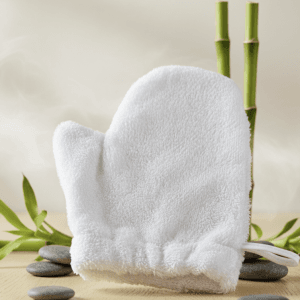 Alt=”Manoplas de baño de Bambú”.