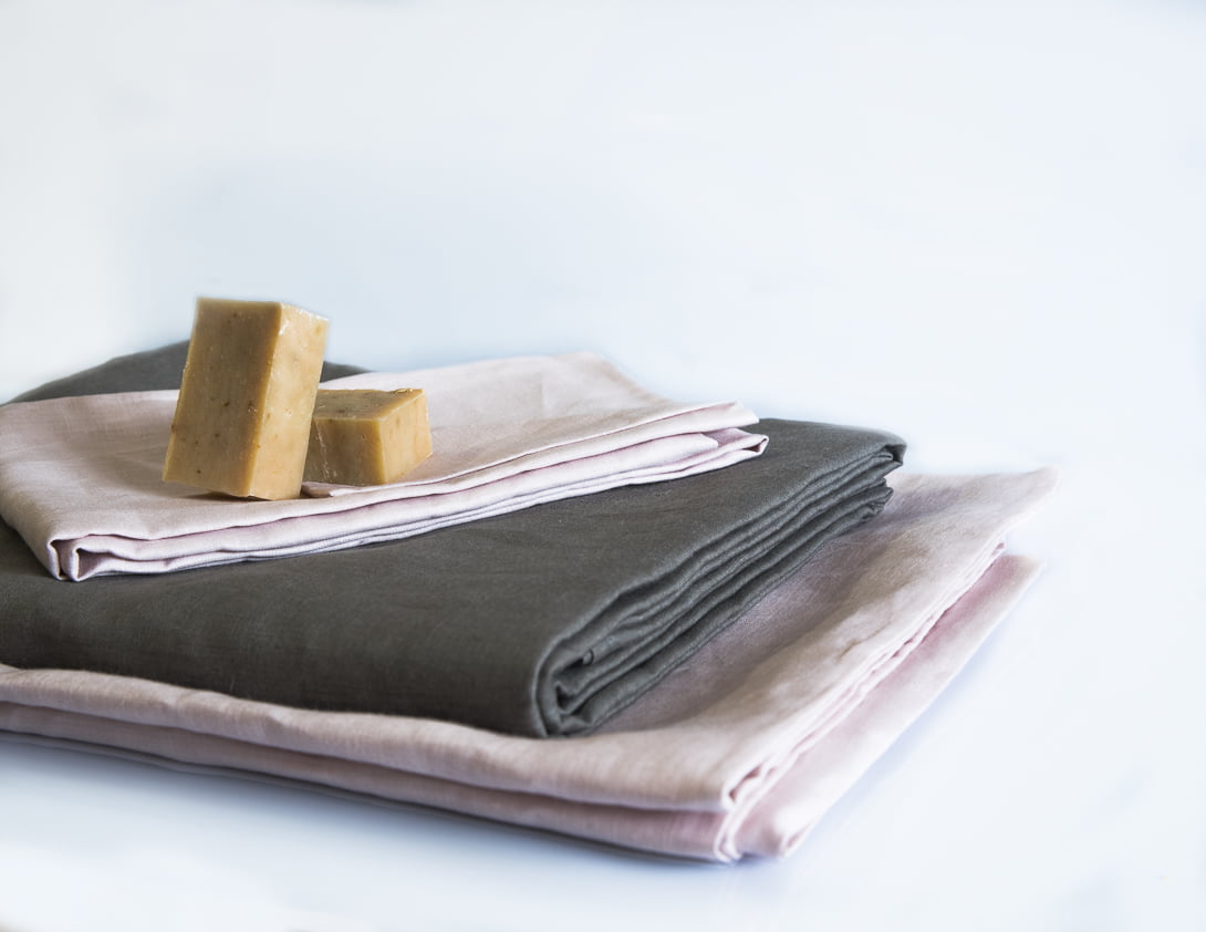 Alt=”Ropa de cama de lino ecológico”.