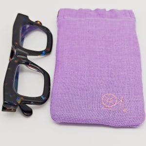 Alt=”Fundas para gafas de tela”.