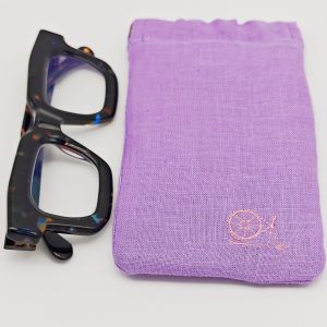 Alt=”Fundas para gafas de tela”.