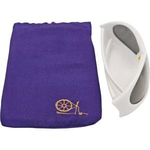 Alt=”Funda para gafas de sol algodon americano-moradas”.